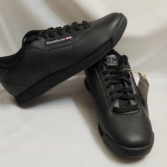Reebok Classic Princess Black Training Sneakers (W Size 9) - Picture 3 of 12